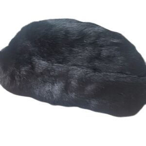 Rabbit Fur Envelope Flat Hat